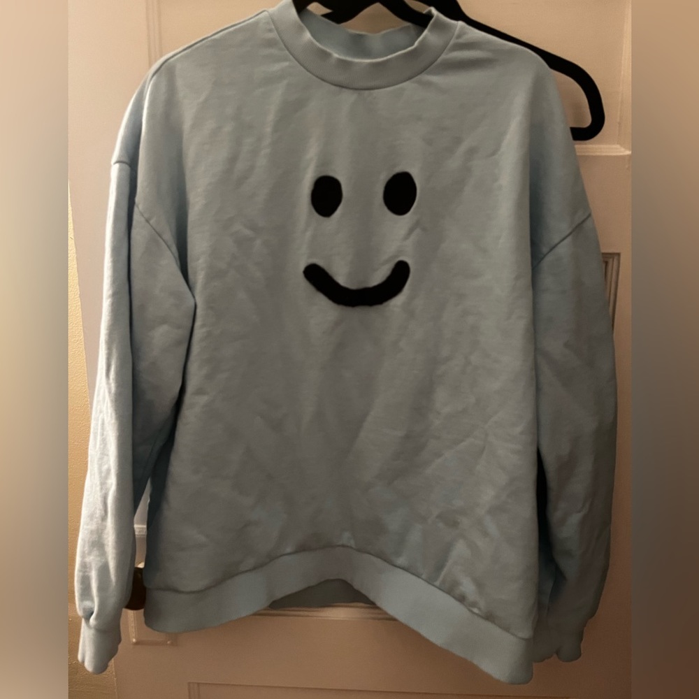 NWOT Lazy oaf smiley sweatshirt
